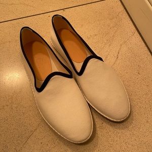 White loafers